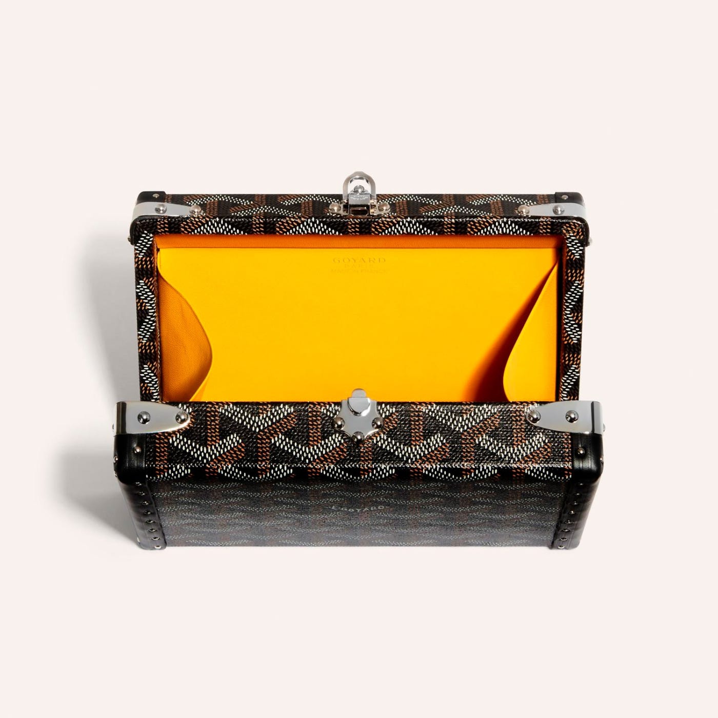 Goyard Minaudière Trunk Bag Black - Image 5